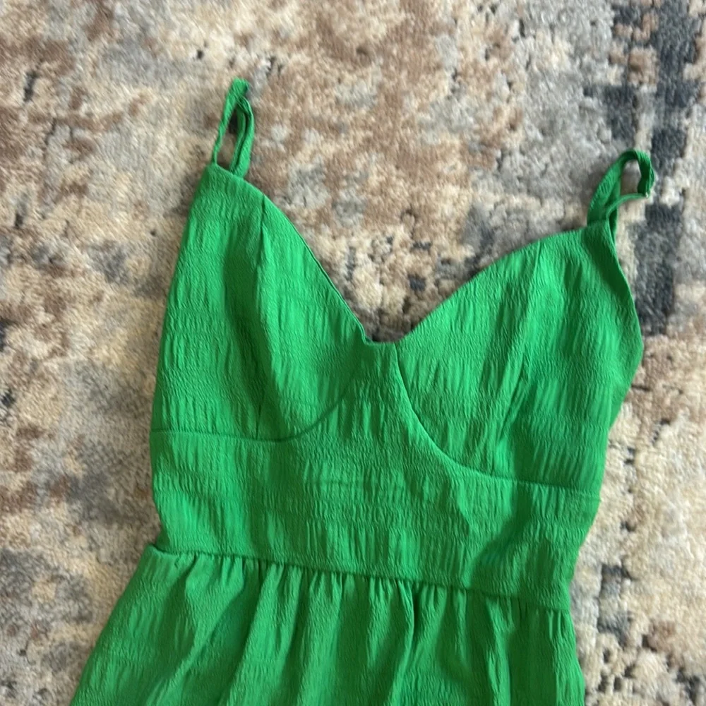 SHEIN Green Tiered Maxi Sundress - Picture 2 of 6